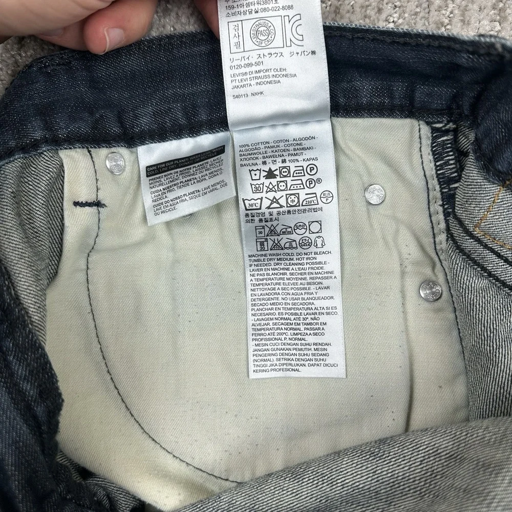 Levi's‎ 559 Jeans Mens 32x32 Dark Wash Blue Relaxed Straight Leg Denim 5 Pocket